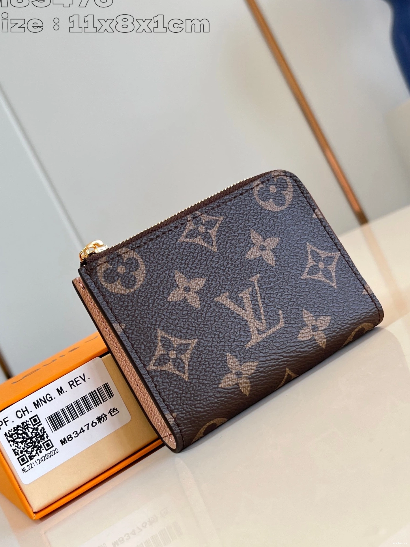 WIS Vuitton Louis Wallet-11*8.5*1.5CM Noa Compact 0724